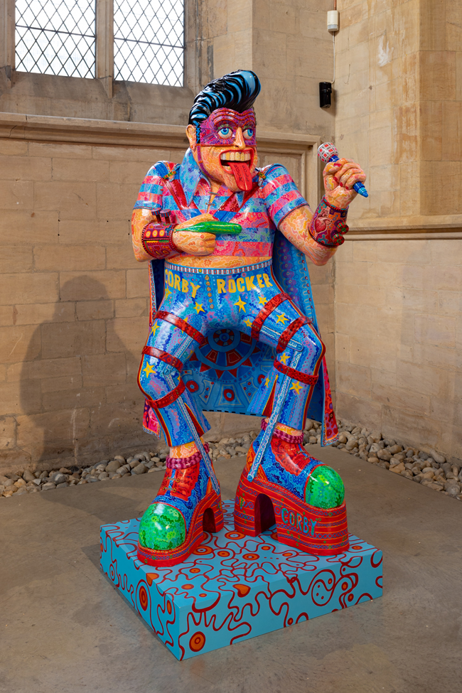 Disabled digital artist Jason Wilsher-Mills brings The Corby Rocker and other creations to Rugby Art Gallery and Museum next month. (Credit: The Corby Rocker © Jason Wilsher-Mills. Photography by Jules Lister).