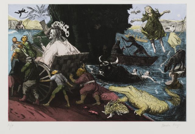 The Neverland, 1992. Coloured etching and aquatint. Paper and Image: 57.3 x 71.4cm - 22 1/2 x 28 1/8in. Edition of 50.