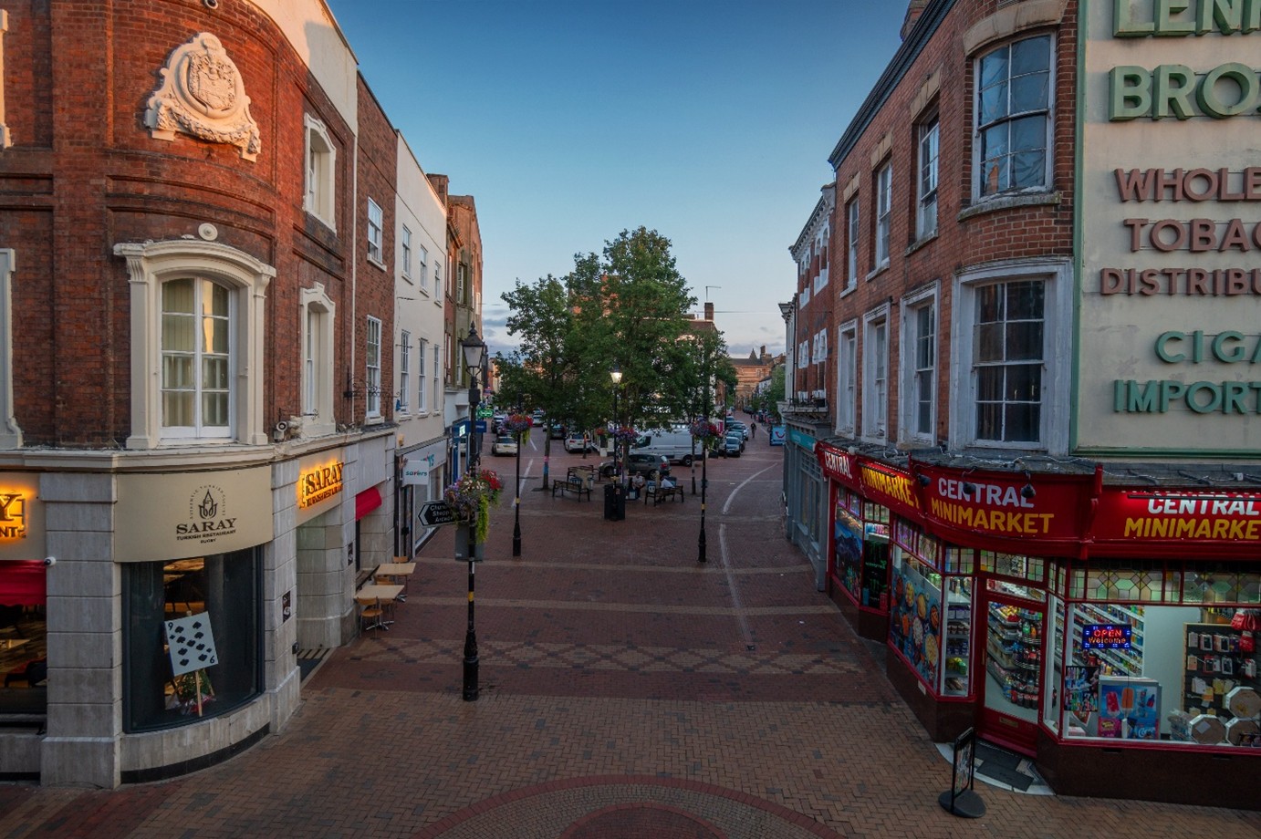 View before the proposed changes